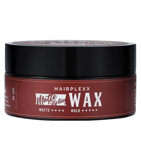HAIRPLEXX Styling Wax Matte Finish 2.7 oz Paraben Free Gel Haircare for All Hair Types with Strong Hold and Texture Improvement - Comfort