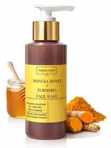 Turmeric Manuka Natural Face Wash, Gentle Face Wash, Daily Facial Cleanser