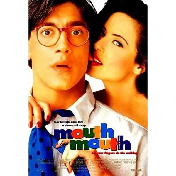 Mouth To Mouth - 27"x40" D/S Original Movie Poster One Sheet Javier Bardem 1997