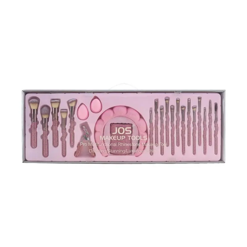 23Pcs Diamond Makeup Brushes Set Soft Bristles Cosmetic Tools Foundation Powder Blush Contour Blending Brushes Professional Makeup Brushes for Women Beauty Essential Makeupbrushes