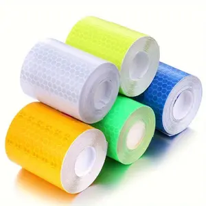 5cm*100/300cm Car Reflective Tape Auto Safety Warning Sticker Reflector Protective Tape Strip Film For Trucks Auto Motorcycle Stickers
