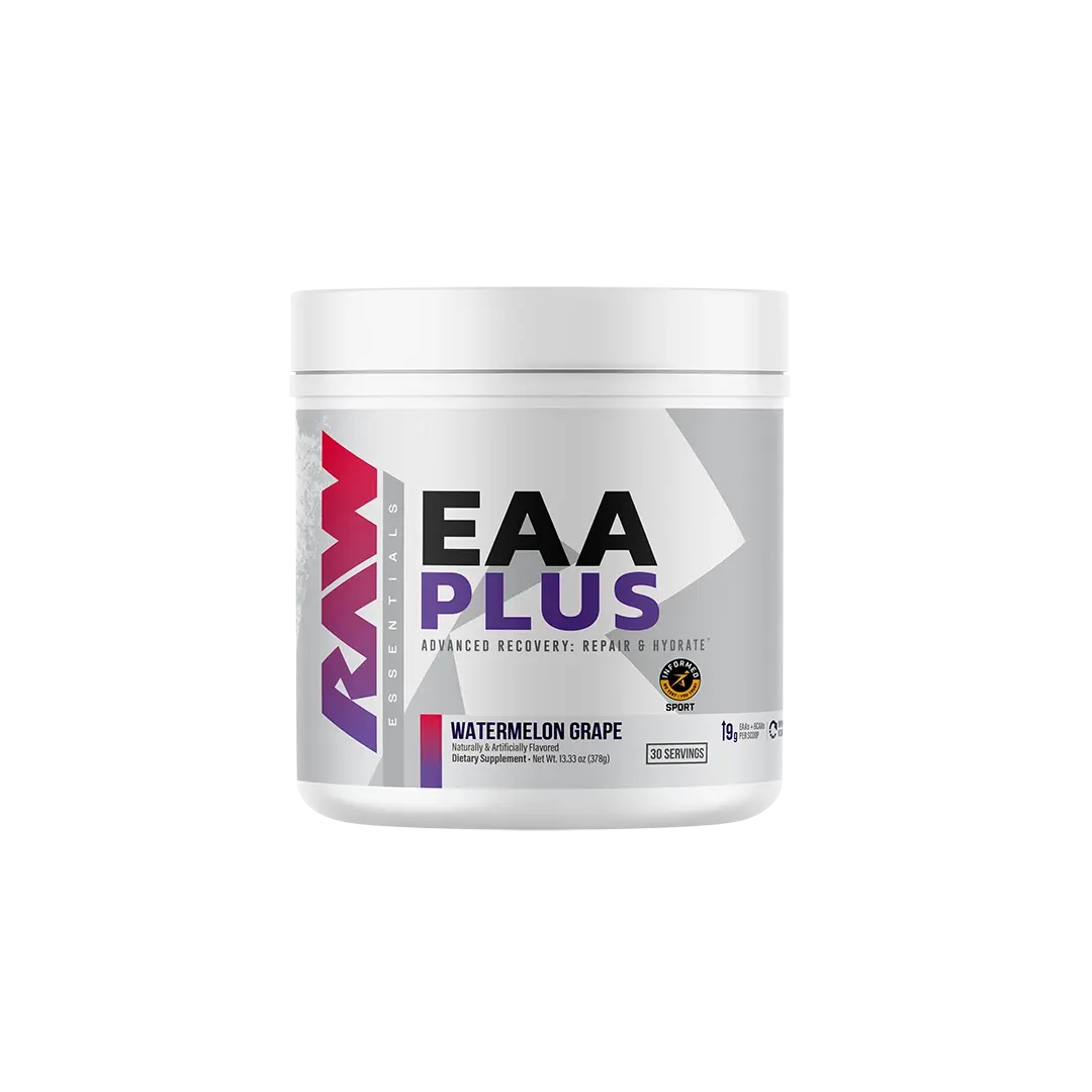 RAW Essential Amino Acids (EAA) Plus Powder – 9 Essential Amino Acids for Muscle Recovery, Endurance & Hydration – Intra Workout Amino Acid Supplement – 30 Servings RAW Essential Amino Acids (EAA) Plus Powder – 9 Essential Amino Acids for Muscle Recovery, Endurance & Hydration – Intra Workout Amino Acid Supplement – 30 Servings