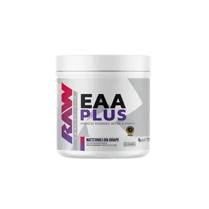 RAW Essential Amino Acids (EAA) Plus Powder – 9 Essential Amino Acids for Muscle Recovery, Endurance & Hydration – Intra Workout Amino Acid Supplement – 30 Servings