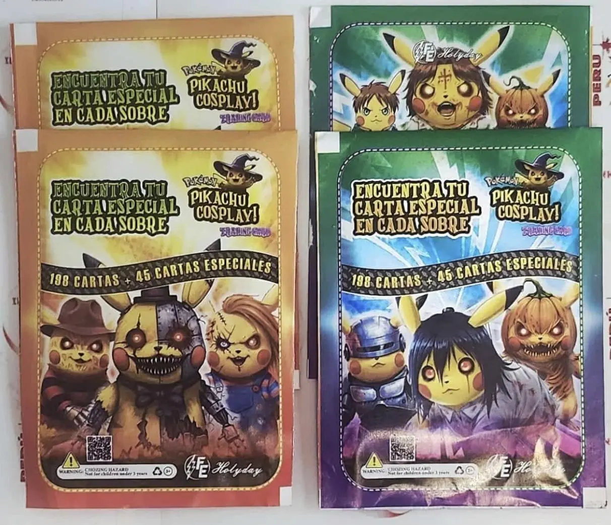 2025 BOX POKEMON PIKACHU COSPLAY FE Cards (30 Packs) (Booster Box) Holiday  Edition - TikTok Shop