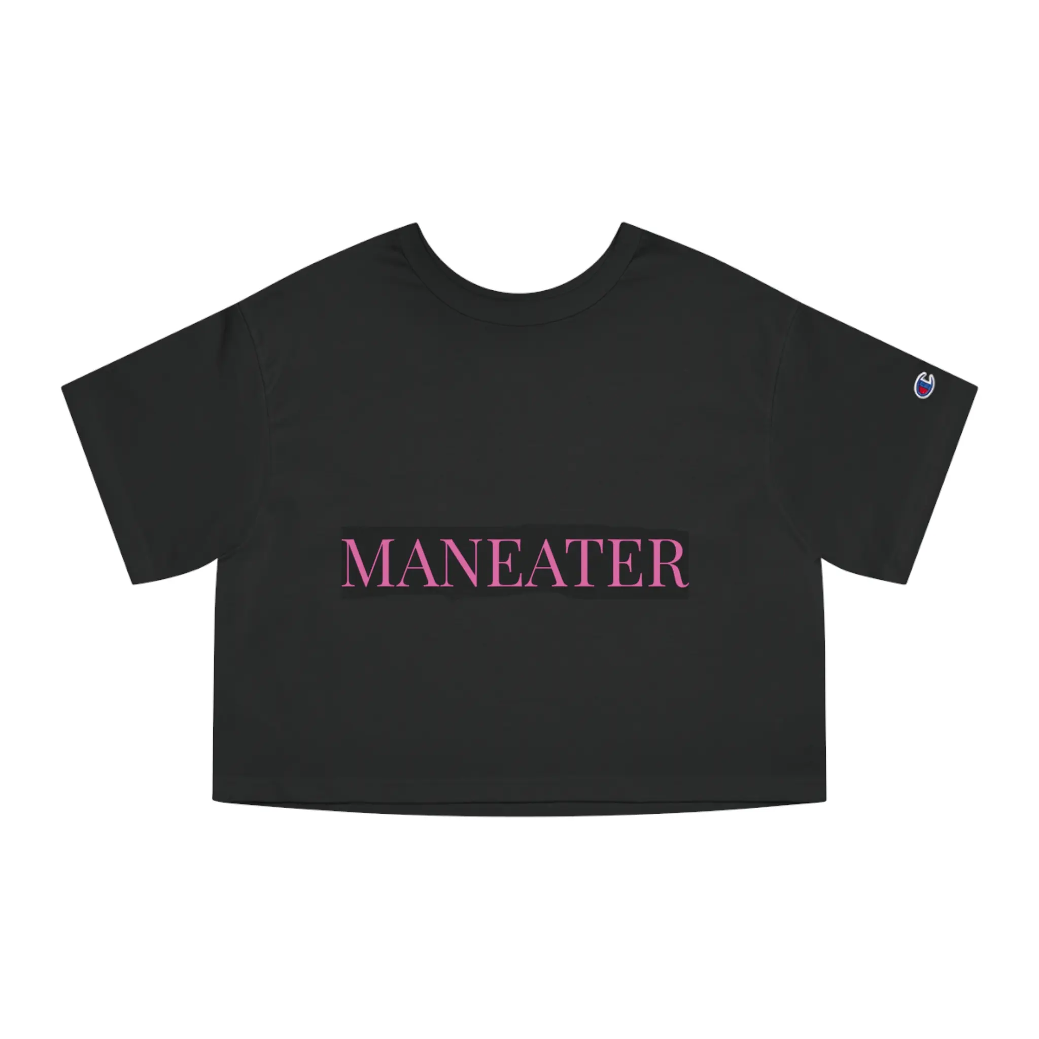 Maneater Cropped T-Shirt, Stylish Women's Tee, Trendy Casual Wear, Gift for Her, Summer Fashion, Streetwear, Festival Outfit