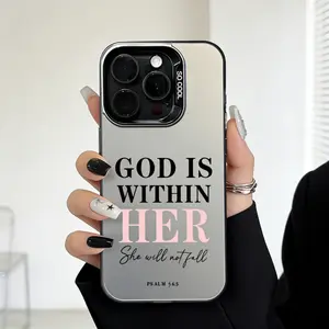 Bible Verse Psalm Pattern Shockproof Protective Case for iPhone X Xs max 11 12 13 14 15 16 17 Pro Max Plus Air XR 16E Matte Cover Christian Unique iPhone  case