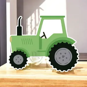 Farm truck green color cutout party prop centerpieces backdrop party decor