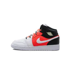 Air Jordan 1 Mid SE GS "White Infrared" FB4417 016