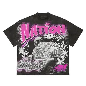 Vintage Graphic"HOT GIRL" Tops Tshirt streetwear, Y2K style Casual Cotton Classic Crewneck DesignTees y2k t-shirt