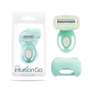 Disposable Travel Razor for Women, 1 Count | Sensitive Skin Razors for Women, Travel Essentials, Womens Disposable Razors with Organic Aloe, Vacation Essentials