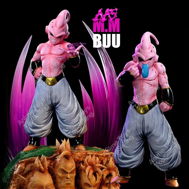 7.48in/19cm Anime Figure Majin Buu Figurine PVC Action Figures Collection Model Toys Gifts
