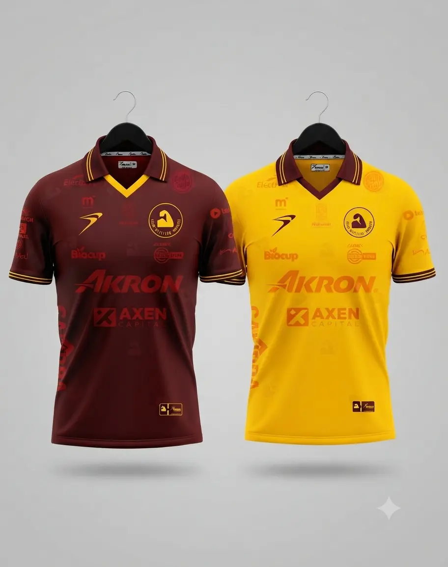 2 Styles Atlético Morelia 2023-24 Home & Away Kit  Print Collared Football Jersey