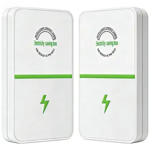 2PCS Power Plug Pro Energy Saver – Smart Plug Device for Home & Office, 2026 Upgraded Stop Watt Power Saver Box, US Plug 90–250V, Energy Saving Device