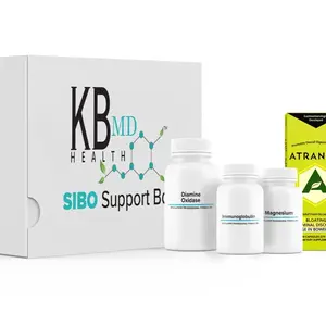 KBMD Health SIBO Support Box with Atrantil - Gut Health, Digestion, Pre-Portioned AM & PM Packets - Edible, Healthcare