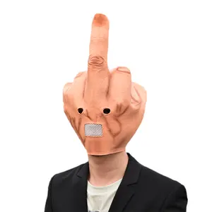 Prank mask headgear for funny and amusing tricks