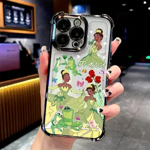 Tiana phone cases are compatible with iPhone 17, Air 16, 15, 14, 13, 12, 11 Pro Max Plus and Samsung S22-25. They feature shockproof, transparent, soft back covers and are ideal for smartphone protection.