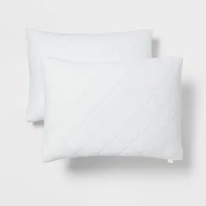Standard Firm Machine Washable 2pk Cool Touch Bed Pillows White - Threshold