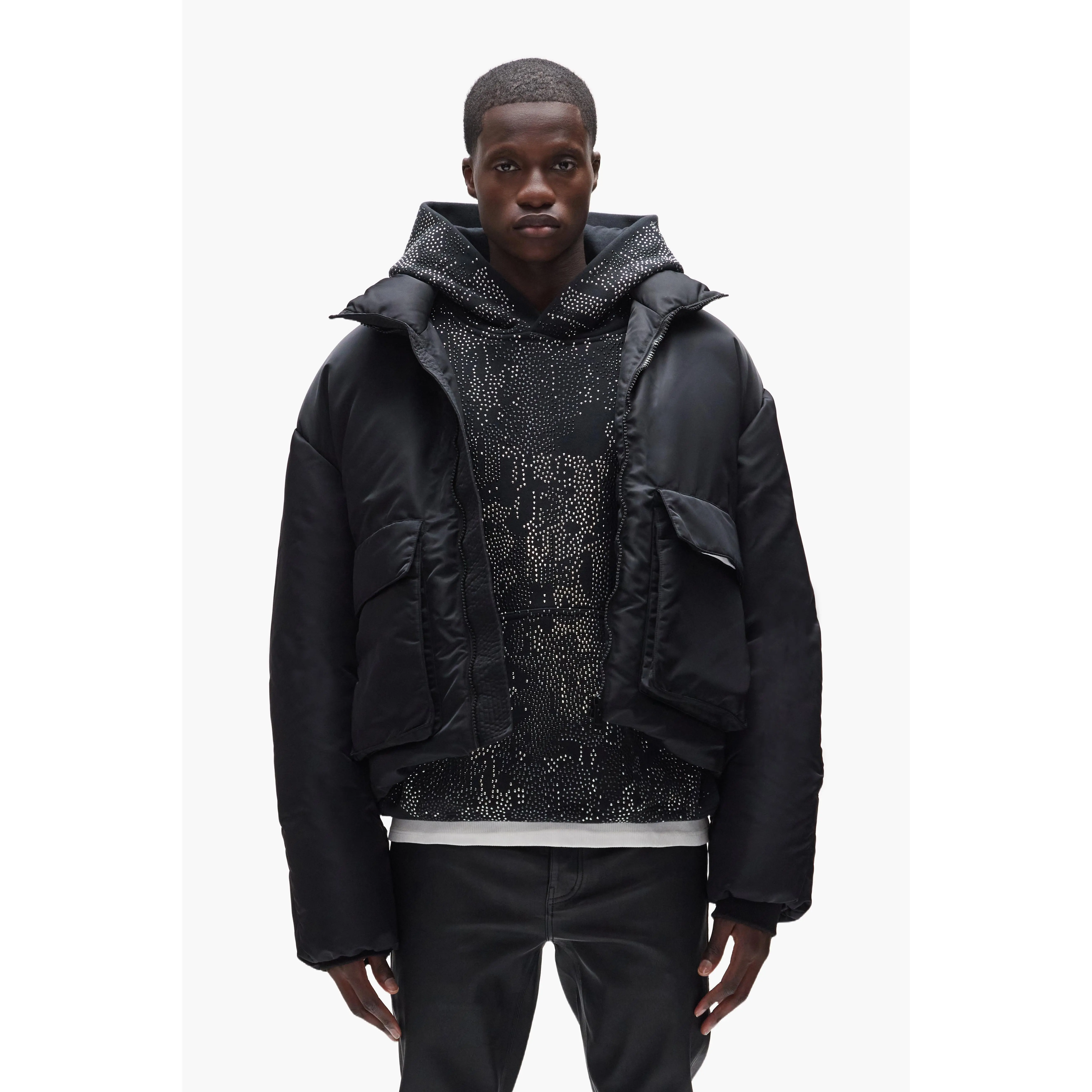 Twill Puffer Jacket