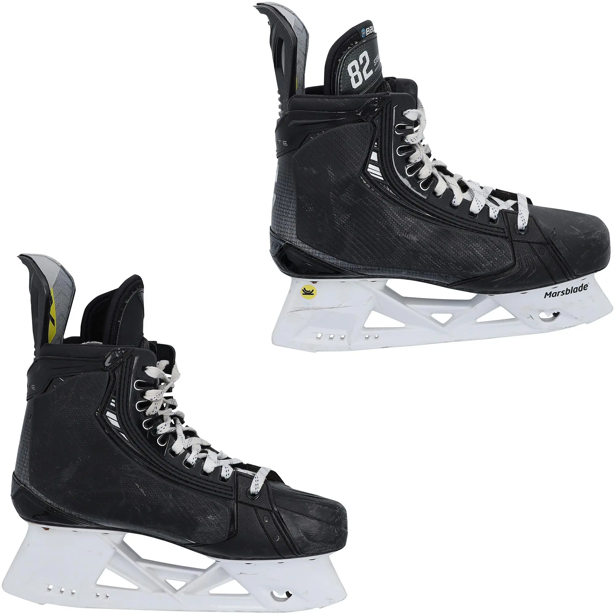 Kevin Stenlund Utah Mammoth Game-Used Black Bauer Skates from the 2025-26 NHL Season - Fanatics Authentic Certified