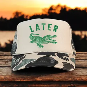 Later Gator Summer Lake 4th of July Country Classic Foam Trucker Hat
