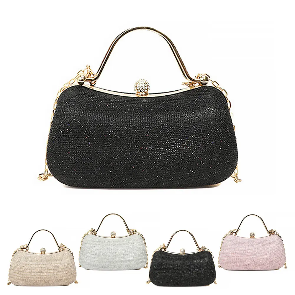 Evening Clutch - Elegant Mini Handbag with Detachable Gold Chain for Women | Perfect for Wedding, Prom, Cocktail Party & Date Night | Crossbody Bag | Shoulder bag