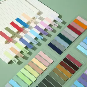 6pcs Colorful Adhesive Sticky Note, Page Markers Sticky Index Tabs, Writable Tabs Stickers For Book Markers