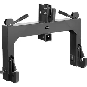 VEVOR 3 - Point Quick Hitch with 2 in Receiver, 3000 Lbs Lift Capacity, 3 - Pt Hitch with 5 Level Adjustable Bolt, Adaptation to Category 1 2 Tractor, Heavy Duty 3 Point Attachments, GreenVEVOR Super Brand Day
