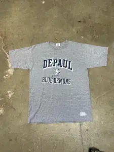 Made in US Vintage DePaul Blue demons college shirt