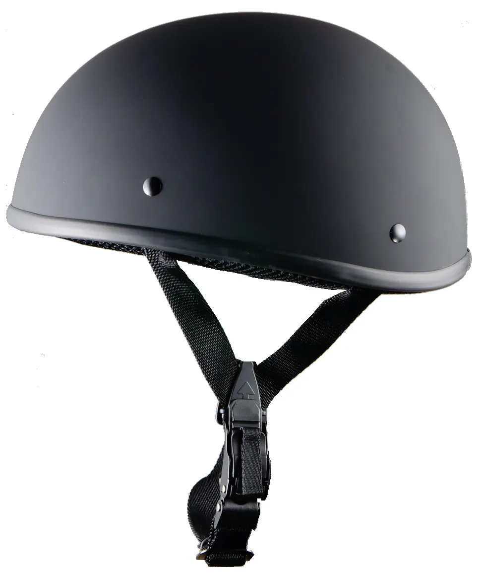 Smallest lightest DOT Beanie Helmet Flat Black No Peak