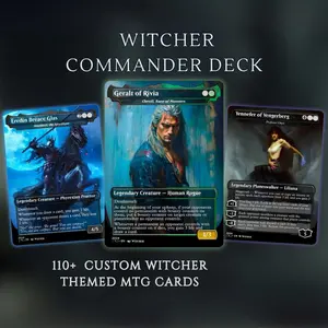 Witcher Themed Commander Deck, Golgari Control/Death Triggers, 110+ cards