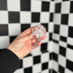 Bow Badge Reel - Cute & Stylish Design for Healthcare Teachers Office Staff - Secure Accessory for Badges - Perfect Gift Idea