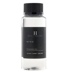 My Way Essential Oil Scent - Luxurious Hotel-Inspired Aromatherapy Scent Diffuser Oil - Rich Sandalwood, Cozy Virginia Cedar, & Gorgeous Iris - 120mL Fragrance Bottle