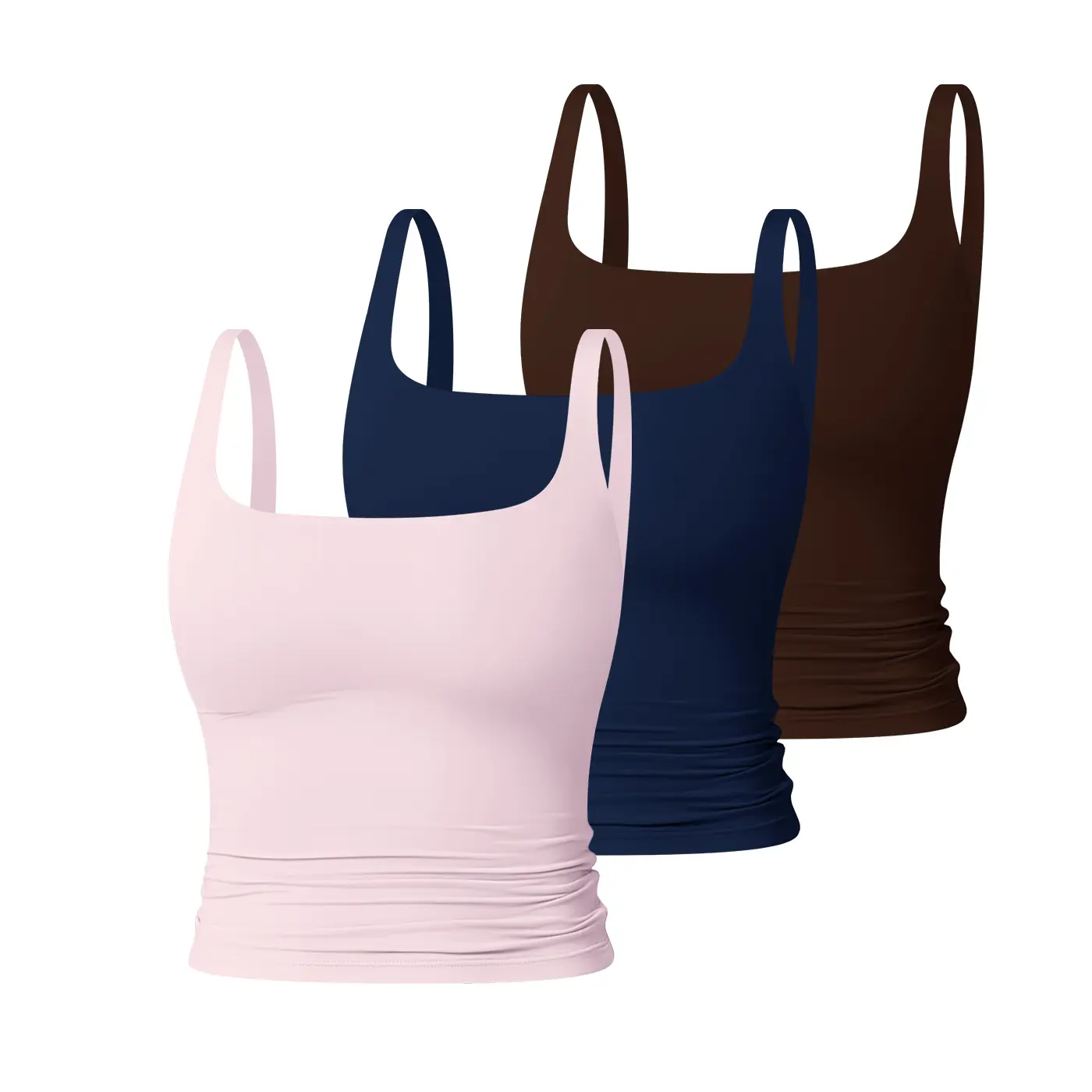 sakura powder+brown+navy blue