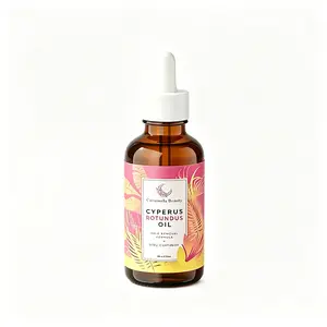 Caramela Beauty 60ml Cyperus Rotundus Oil – Natural Gentle Hair Inhibitor & Soothing Skin Care Serum for Long-Lasting Smoothness