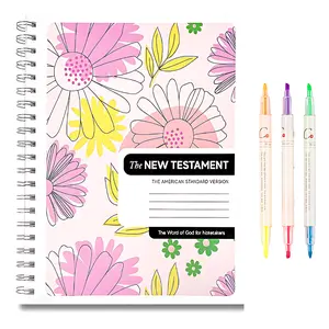 Spiral Bible: A 52-Week "The Bible in a Year" Study Through God's Word - Spiral bound Notebook Bible and Daily Reading Magazine for Women's Spiritual Growth