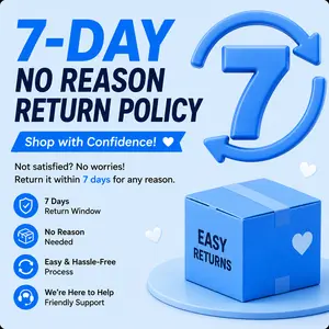 7-Day Easy Returns & Refund Support – Shop With Confidence, Simple Return Process & Worry-Free Purchase Protection