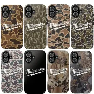 Vintage M!lwaukee Tool Camouflage Tough Phone Case For iPhone 17 16 15 14 13 12 11