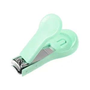 VOCOSTE Portable Nail Clippers Toenail Clippers for Children 2.44"x0.98"x0.51" Green 1pc