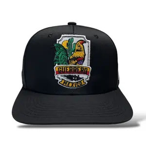 Mexico Guerrero Rooster Embroidered Snapback Baseball Cap