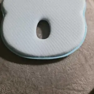 Memory Foam Baby Head Shaping Pillow Breathable Soft Bed Sleeping Pillow for Newborns Prevents Flat Head Syndrome Machine Washable Neck Support Portable Travel Friendly