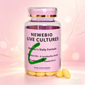 NEWEBIO Women's Daily Probiotic Supplement | 20 Billion CFU, 4 Strains with Prebiotics & Vitamin D3 & C | Immune & Gut Health Support, 150 Count
