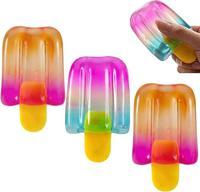 Super Solid Squish! - Ice Cream & Jelly Squish & Nice-Sicle Slow Rise Sensory Fidget Toy, Squeeze Squishy Toy, Ice Cream Squishy, Schylling Jelly Squish,  Nice-Sicle Squish, Stress Relief Toys for Adults Kids