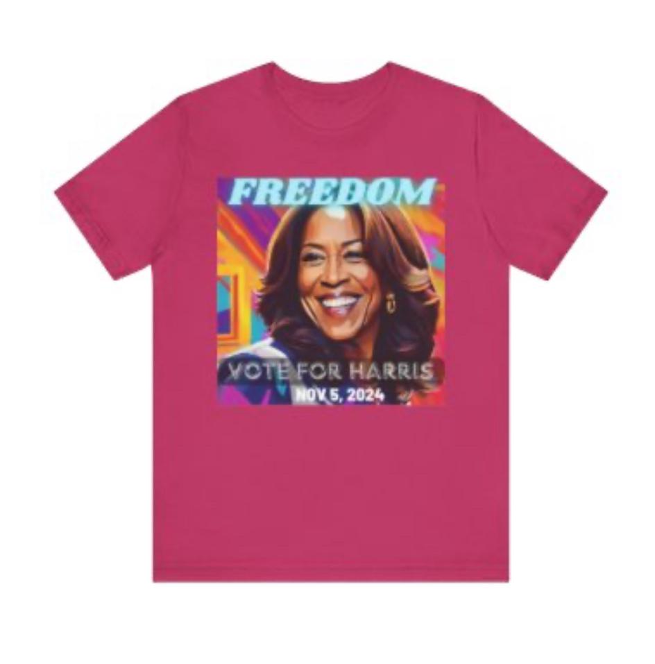 Kamala Harris Freedom Cotton Tee Shirt 2024 Kamala Harris Freedom Cotton Tee Shirt 2024