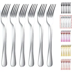 Dinner Fork 6 Pieces, Stainless Steel 8.17 In Forks, Table Forks Set of 6