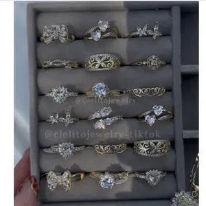 New Gold Plated Rings