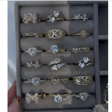 New Gold Plated Rings