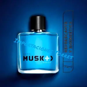 Musk Marine Eau de Cologne Spray Perfume for Men By Avon Mexico 75ml/2.54oz