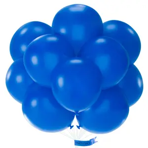 PartyWoo Royal Blue Balloons 20pcs of 18 Inch Dark Blue Latex Balloons for Wedding Baby Shower Gender Reveal Anniversary Graduation Under The Sea Men Birthday Bachelorette Party Decorations Blue-Y5