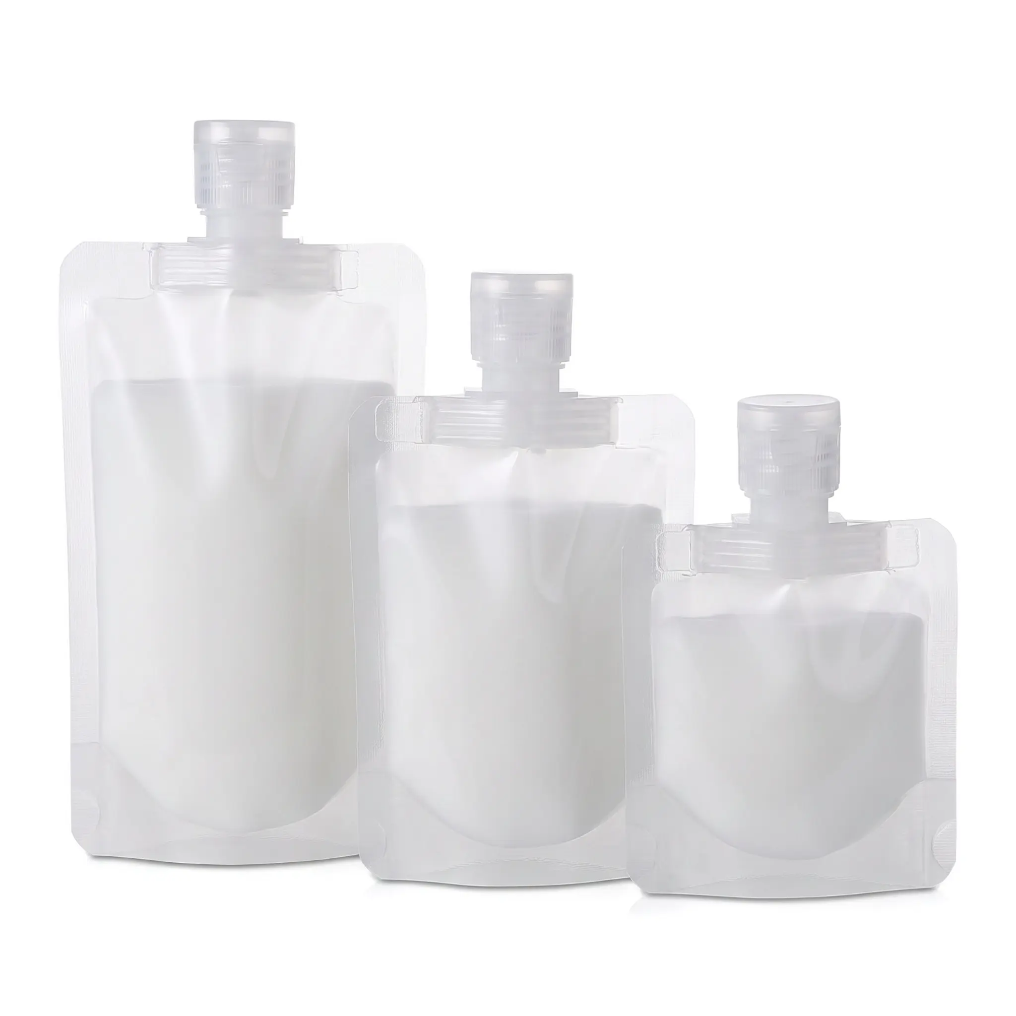 10pcs Plastic Transparent Refillable Storage Bottle Pack - Leakproof Screw Cap, Multi-Size Travel Organizer Set for Toiletries, Lotion