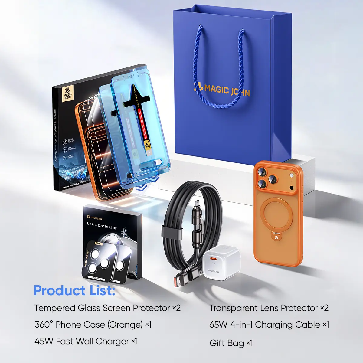 5-Piece Set – Orange